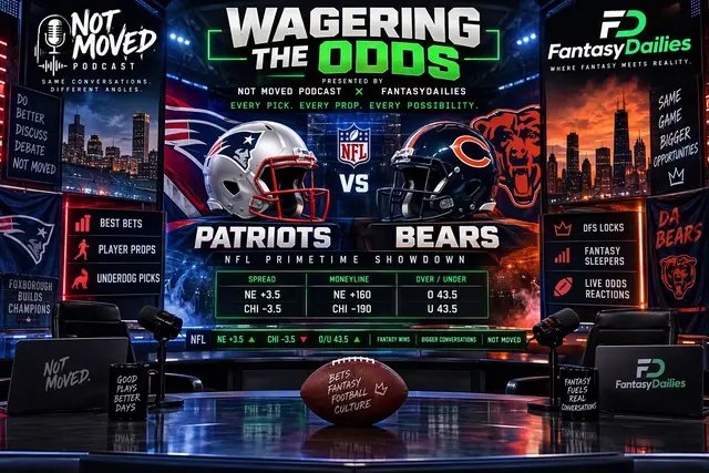 #wagering the odds tonight breaking down #patriots and the #bears #nfl #tnf @FantasyDailies @MILLIONS.co @Better Bettors 