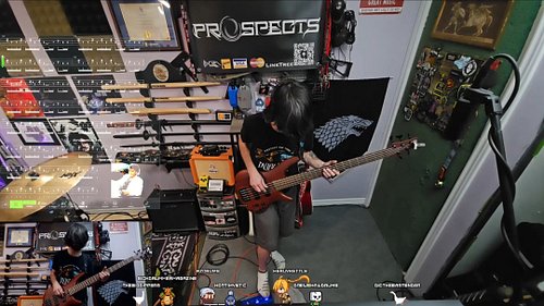 Literally No One. 
-
-
-
BASS SOLO!!!!!😂
This rental is pretty sick. Plays a lot better than the free 6-string I got! 

#bass...