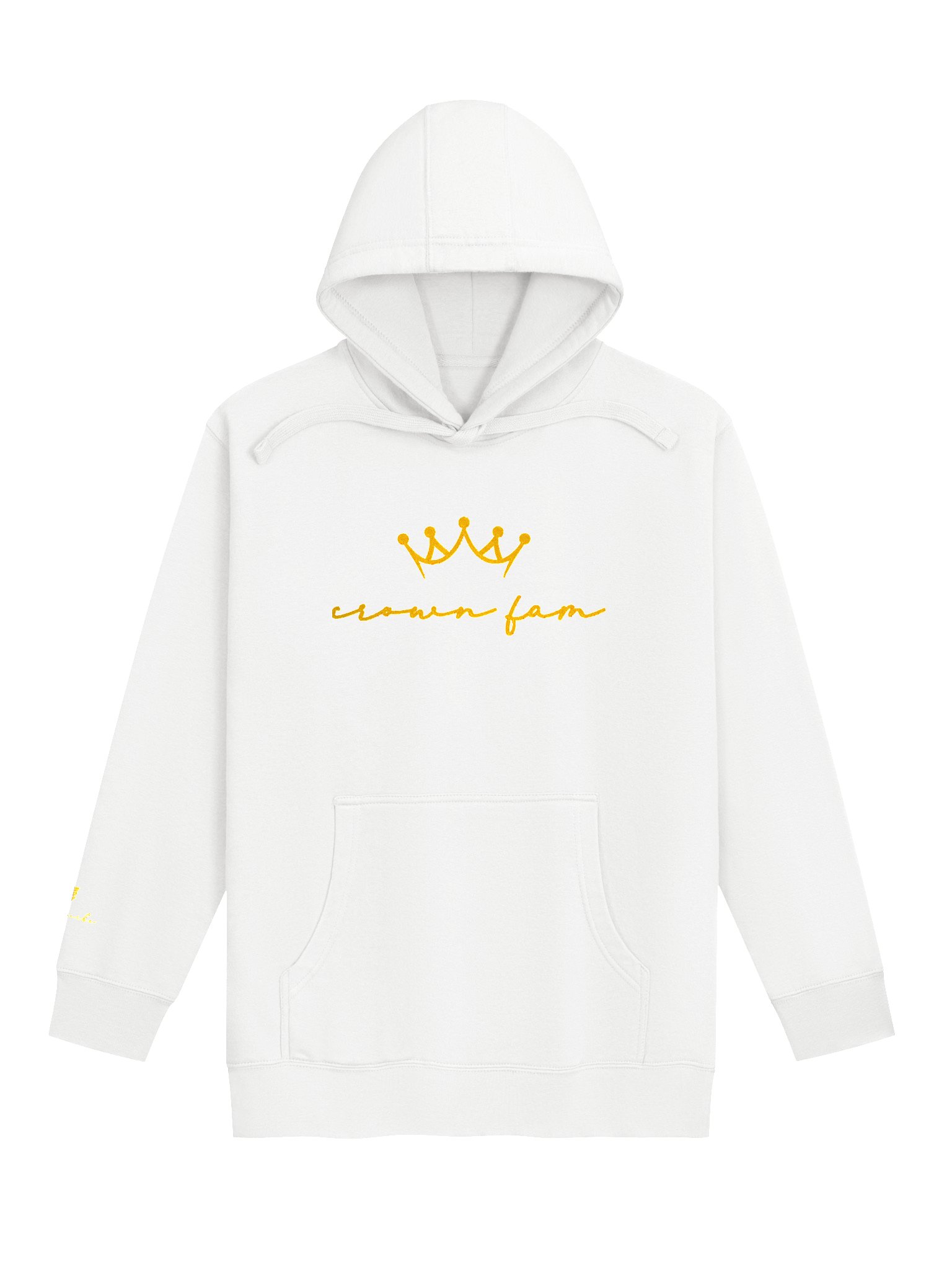 Original Crown Fam Unisex Hoodie (Gold Logo) product image (1)