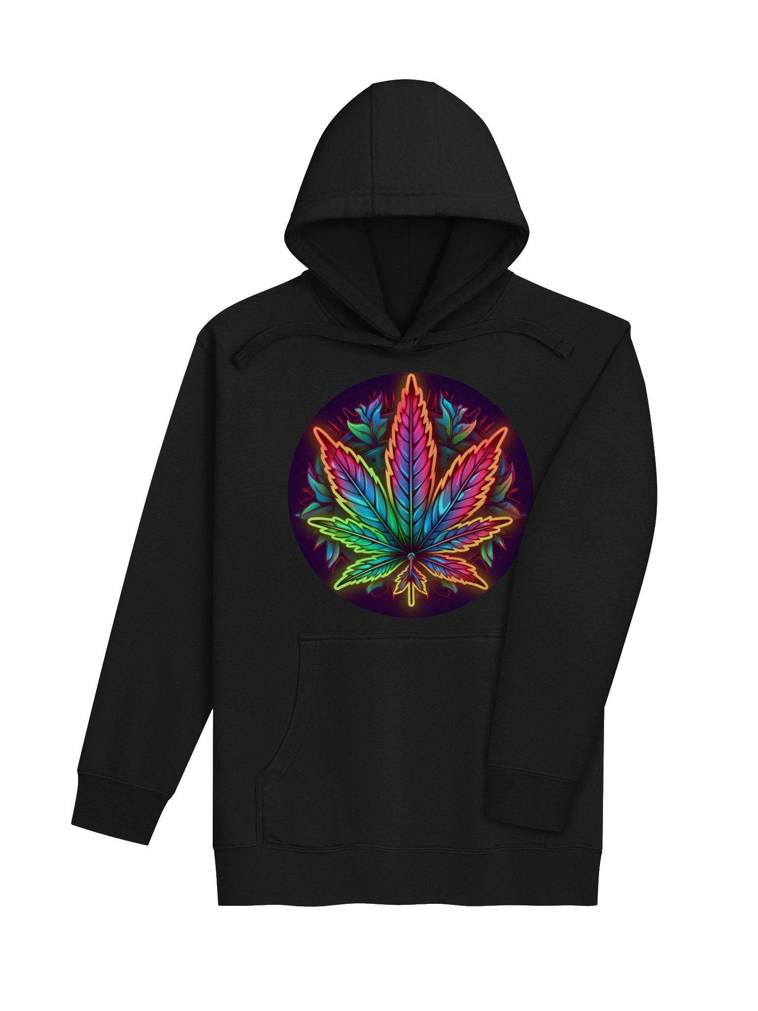 Radiant Rainbow Leaf Glow - A Classy Premium Unisex Hoodie product image (5)