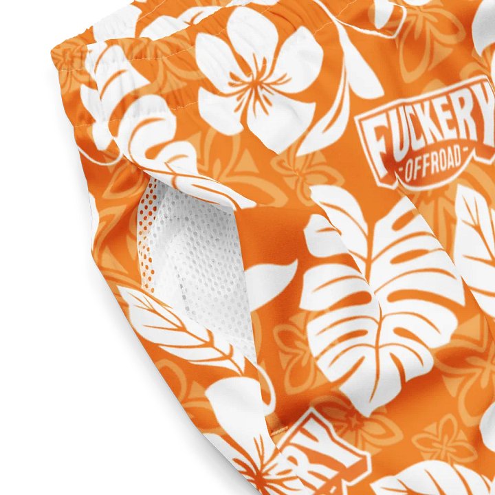 Fuckery Offroad Mens Hawaiian Shorts - Orange product image (2)