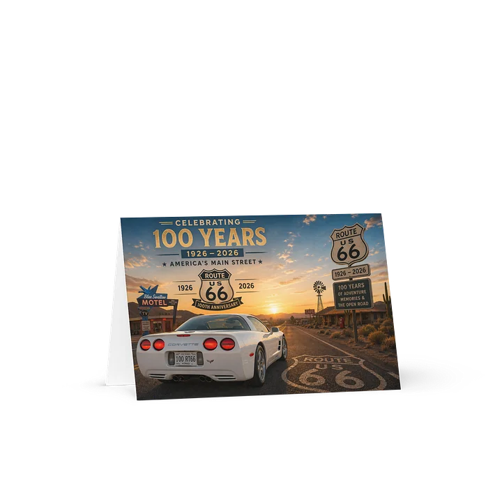 Limited Edition Route 66 Centennial Notecard product image (1)