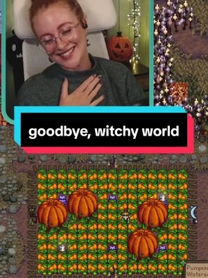 thanks for the memories, Belladonna! that marks the end of our witchy world, Arcane Acres 🧙🏼‍♀️ #sdv #stardewstreamer #witchy #stardewtok #halloween 