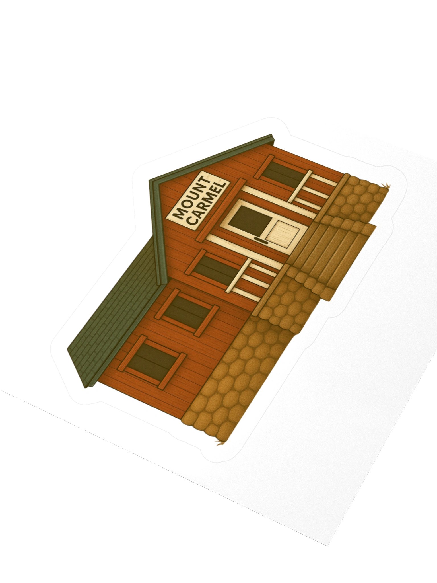 Cabin Mount Carmel Sticker product image (3)