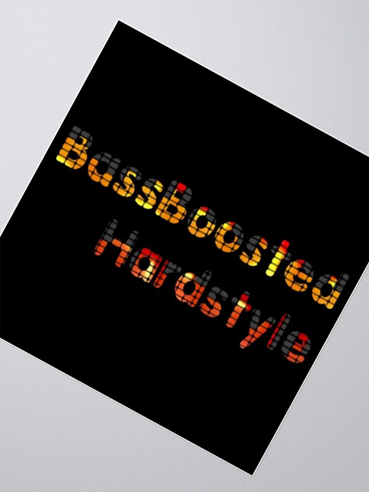 BassBoostedHardstyle Stickers product image (1)