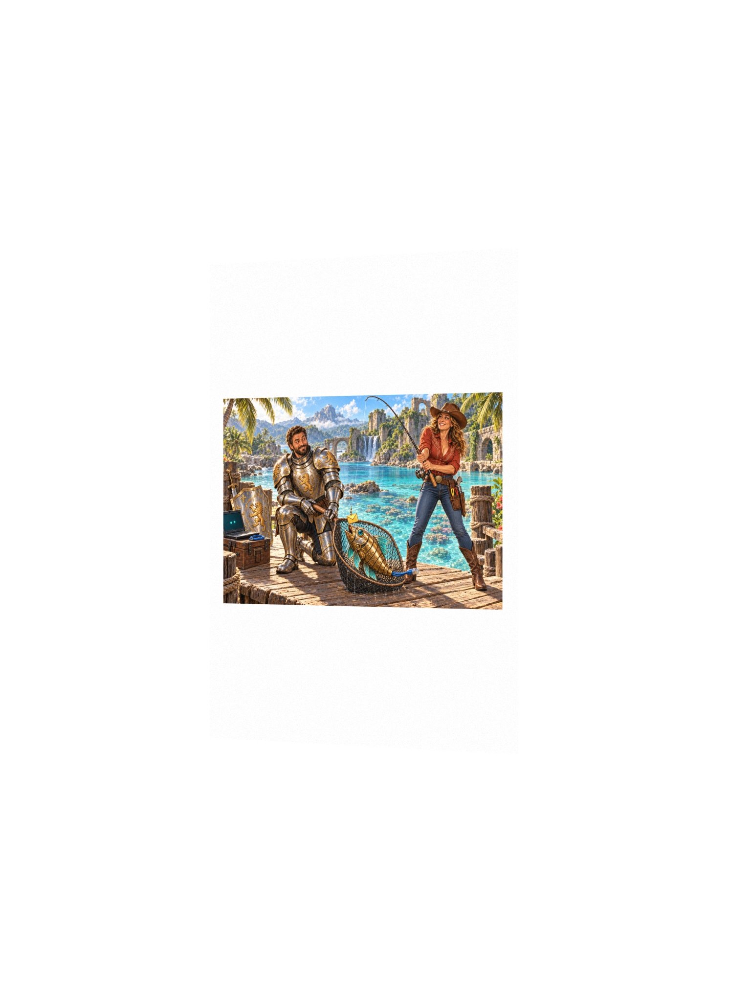 Phishing Expedition Small Art Print product image (2)