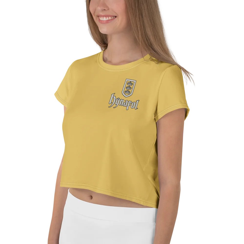 Court of Knowledge Crop-T - Yellow product image (3)