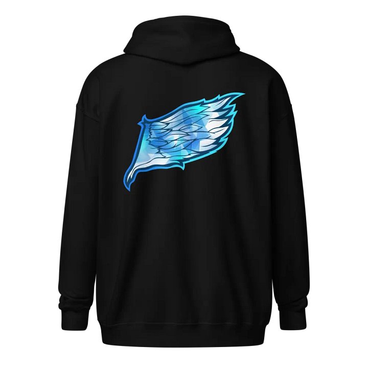 Zip up Hoodie (Blue Logo) product image (8)