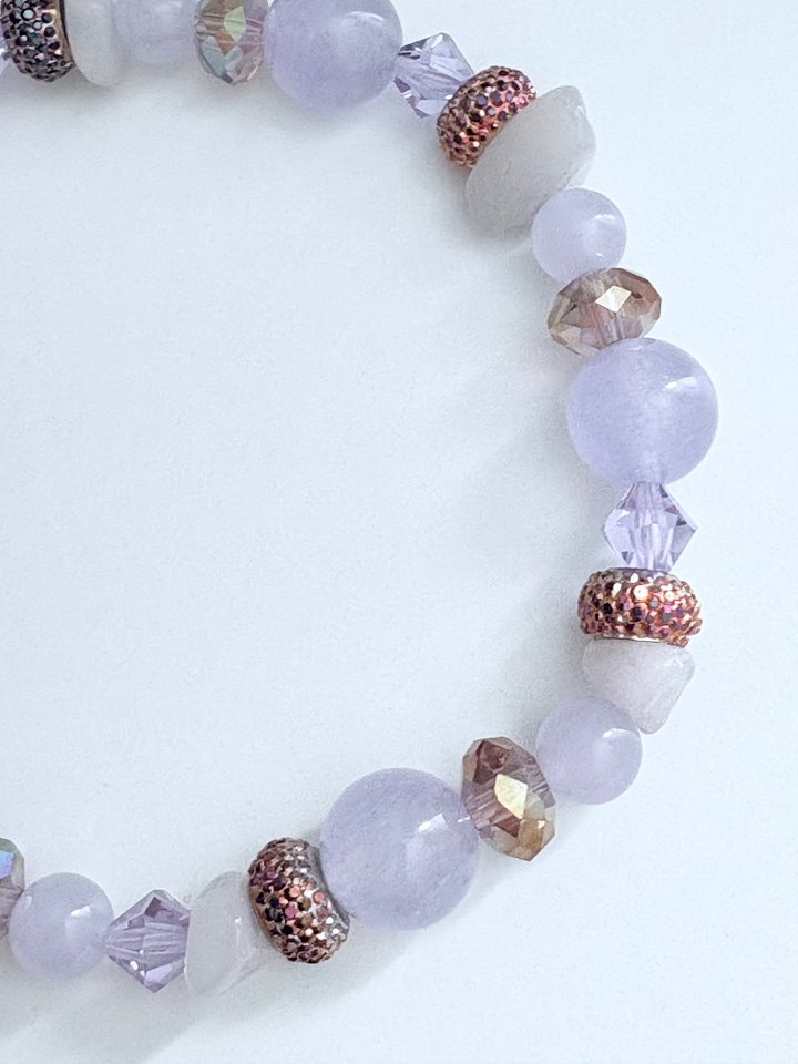 MFD-00057 | Beaded Stretch Bracelet | Handmade 8" Stretch Bracelet | Coastal Charm Jewelry by Monique Faella Designs™ product image (2)