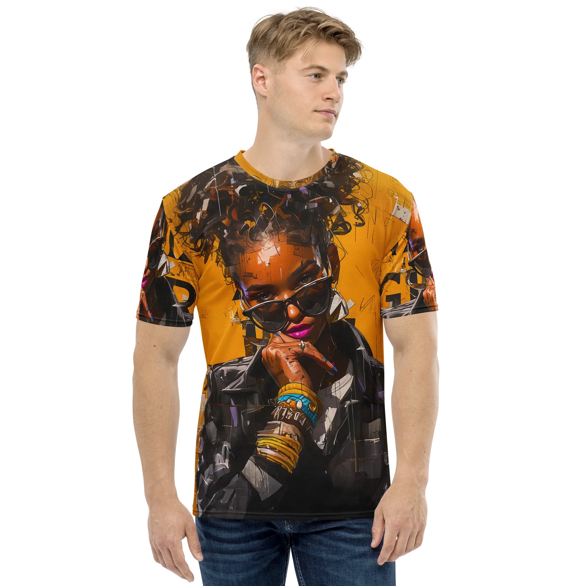 Lit Projecktz Lit Vibin' AOP Graphic Tee product image (4)