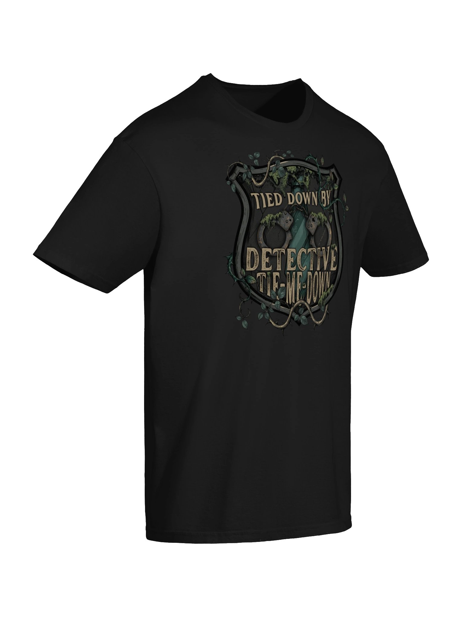 "Tied Down By Detective Tie-Me-Down" Graphic Tee - Enchanting Vines Series Official Merch product image (6)