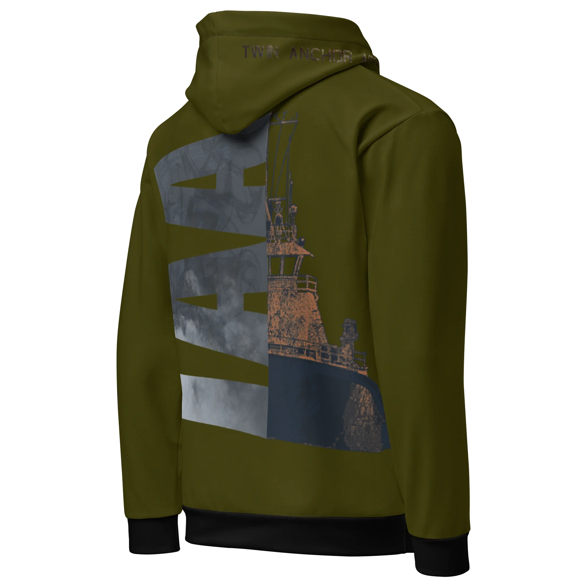 TAA & Foss (Green) – Performance Marine Wear | Twin Anchor Apparel North Current Line product image (3)