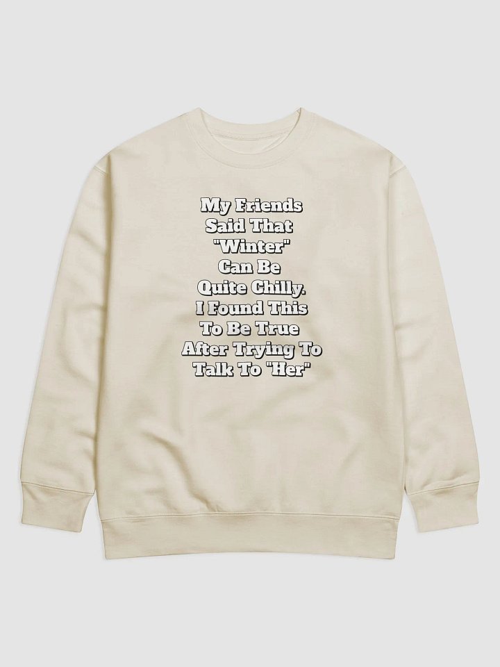 My Friends Said That Winter Can Be Chilly Funny Sweatshirt product image (11)