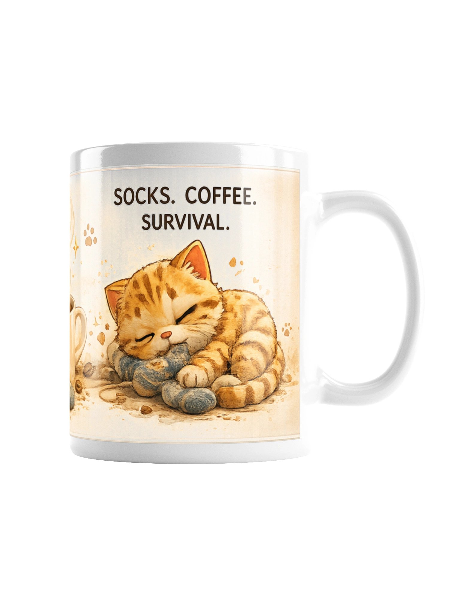 Beans Good Morning, Please Be Nice Kitten Mug product image (2)