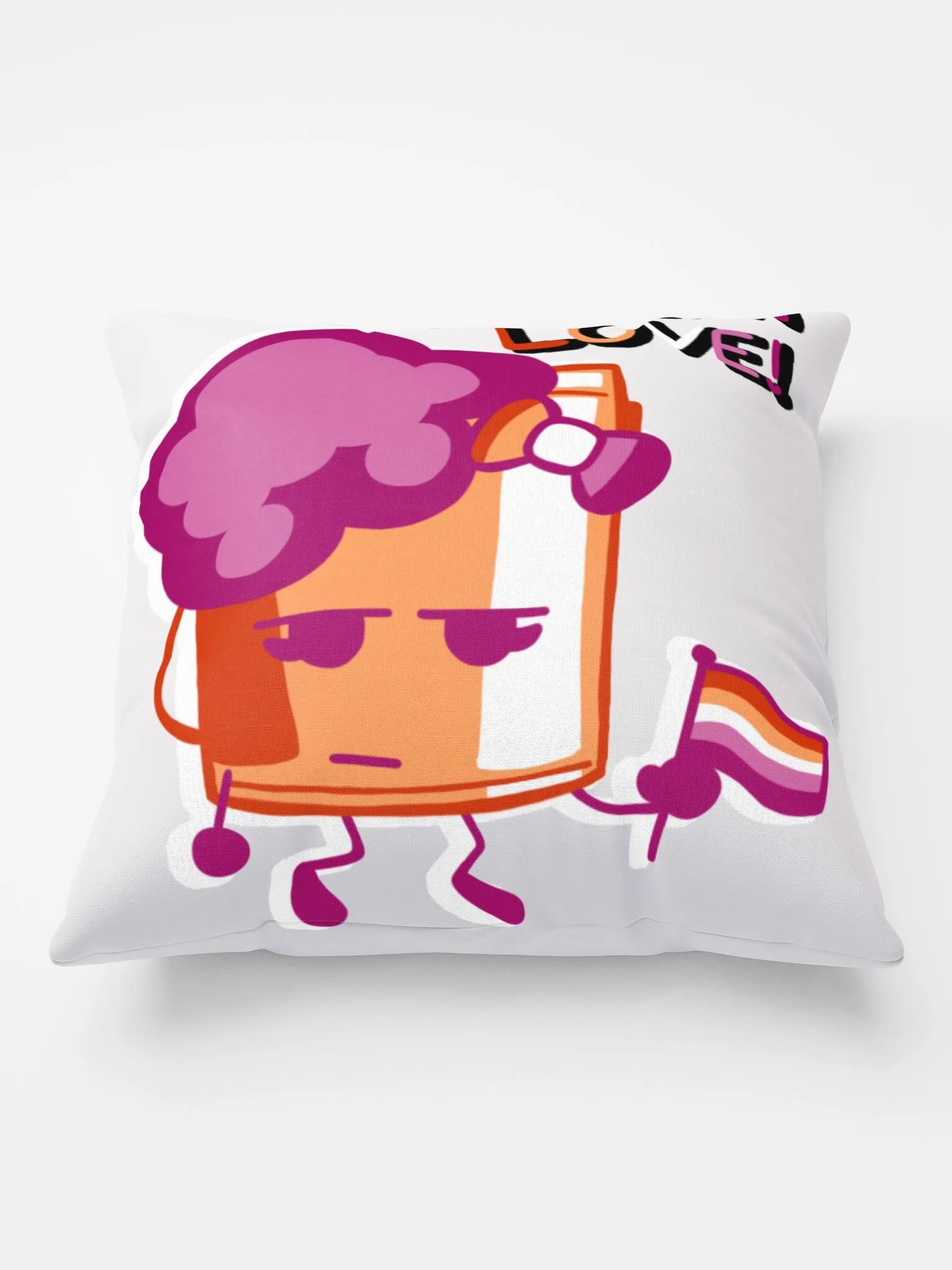 Paint Bucket Lesbian Love Pillow product image (2)