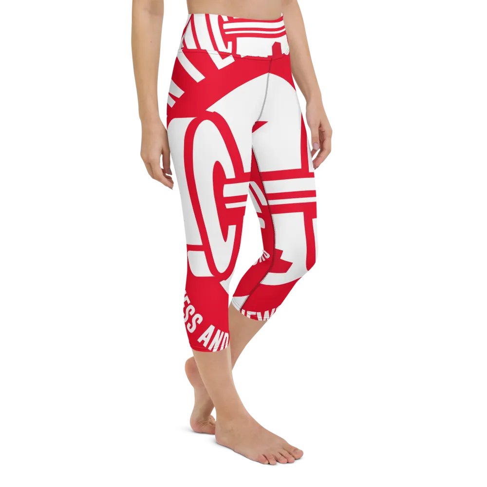 IFBNewsfeed.Org's All-Over Print Yoga Capri Leggings product image (9)
