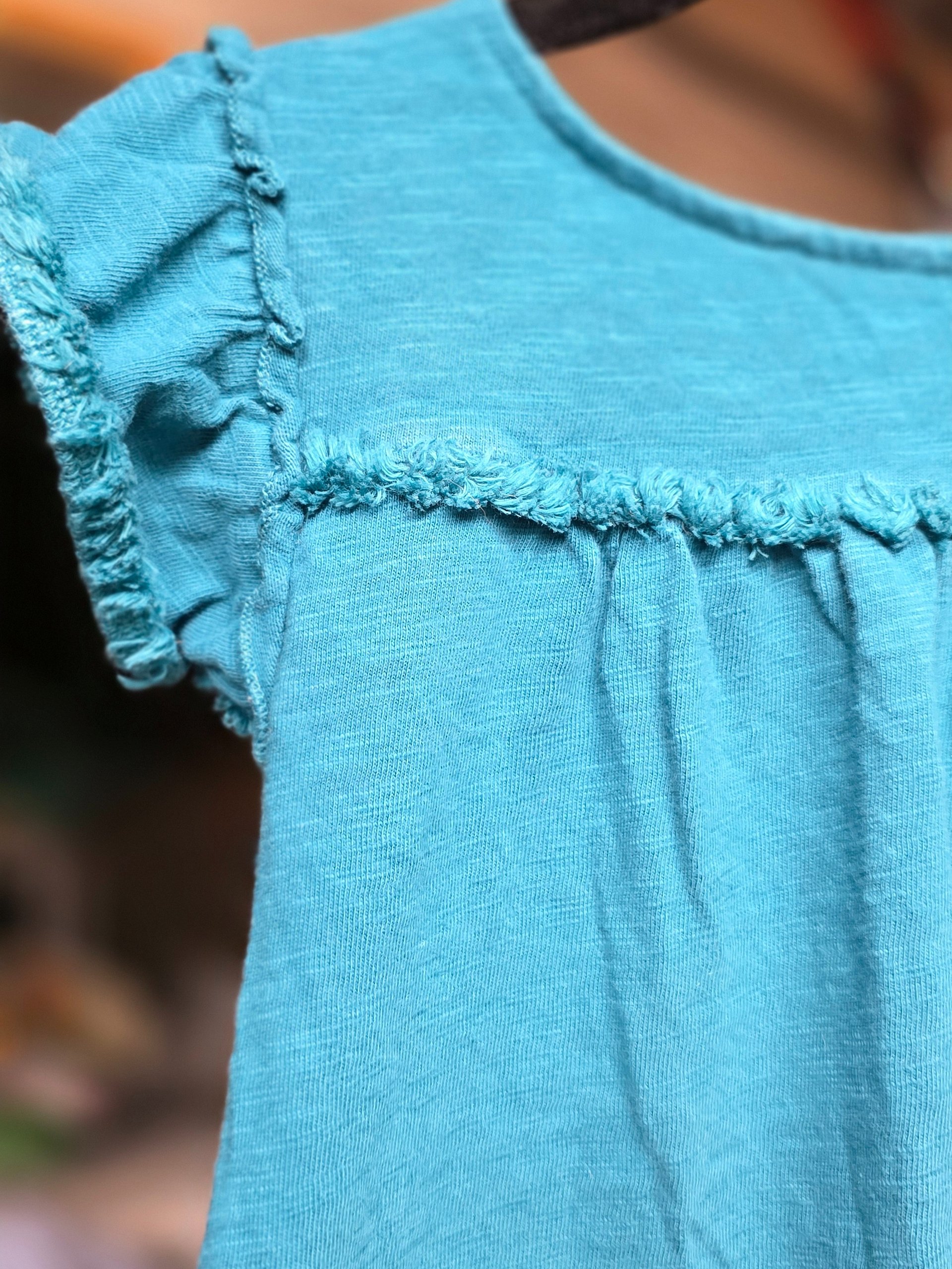 TEA - Size 4 - GENTLY USED - Teal dress product image (5)