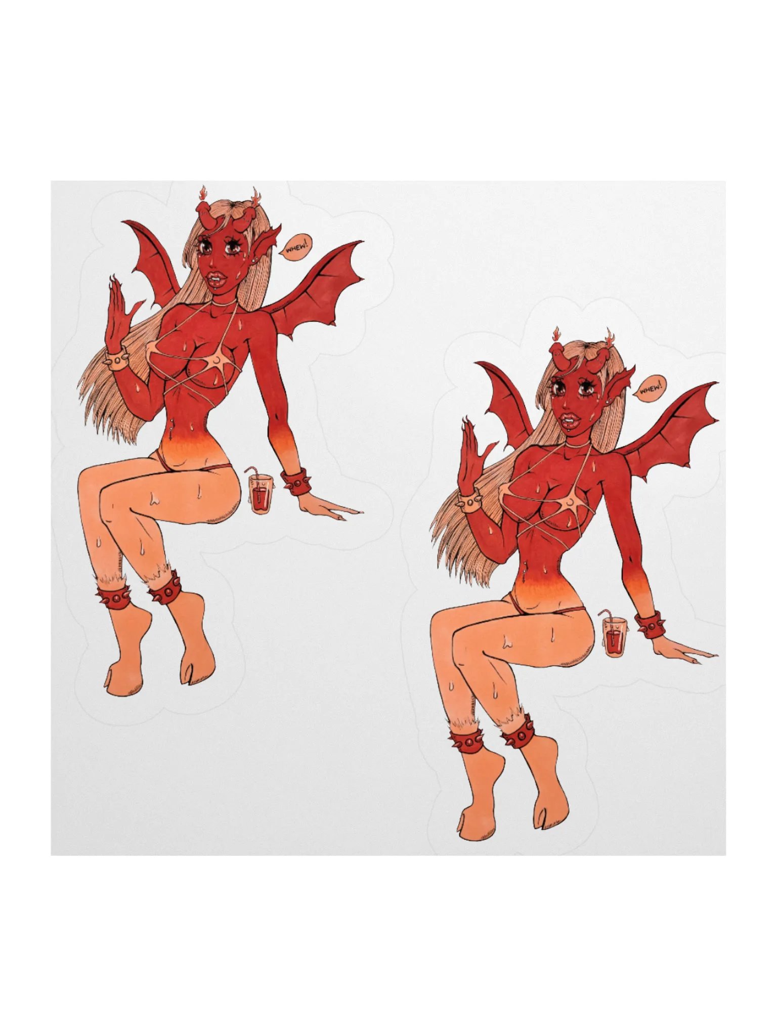 Pinuptober day 29 small stickers product image (1)