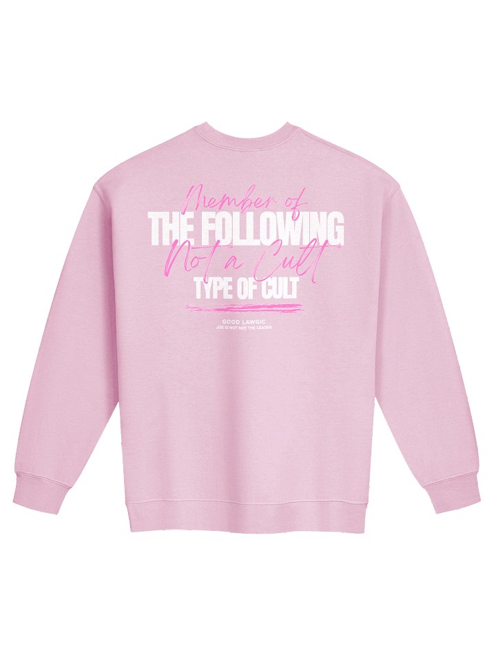 Member Of The Following Crewneck Pink Edition product image (1)