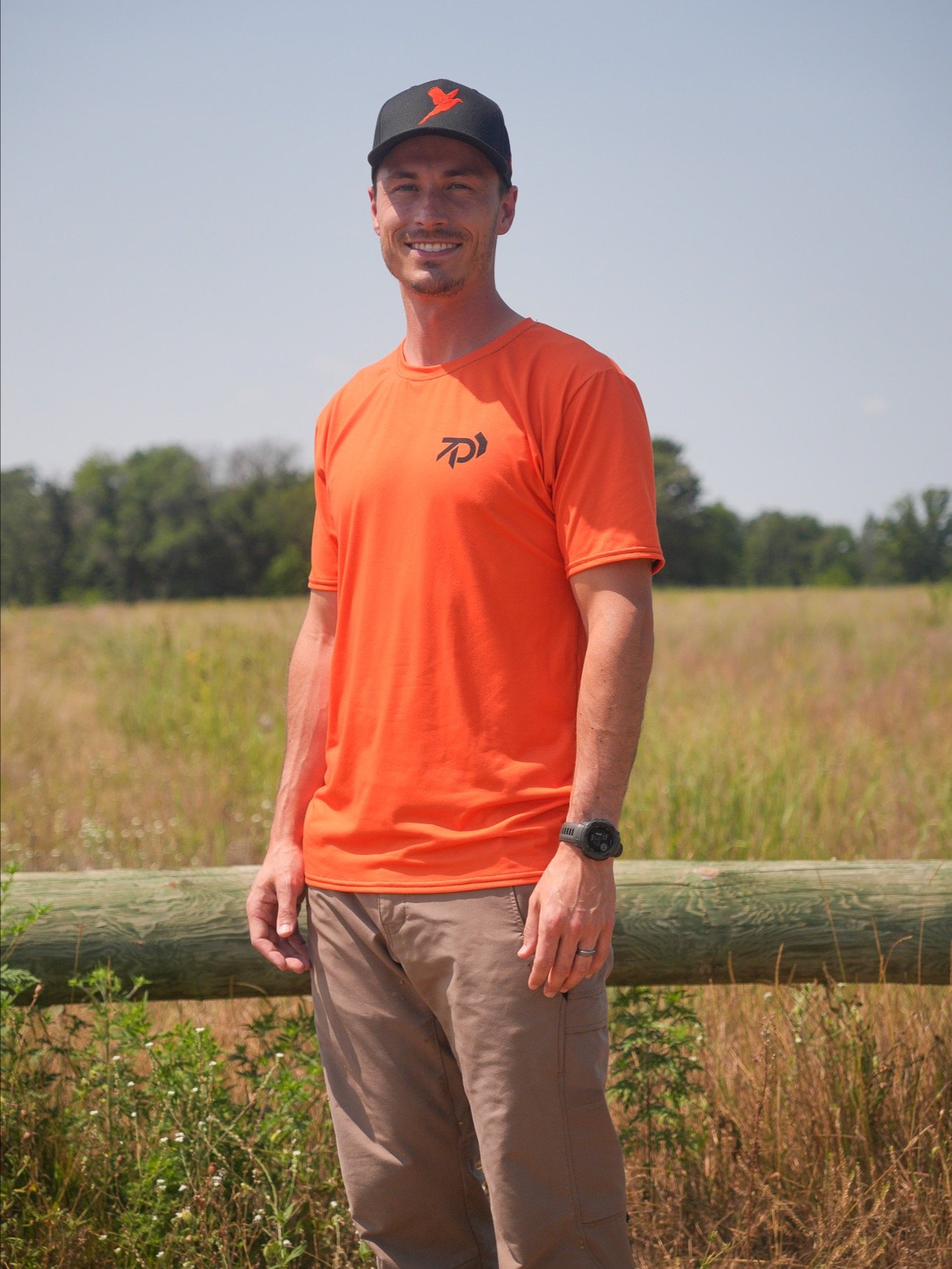 Blaze Orange RDR Performance Upland Hunting Shirt product image (1)