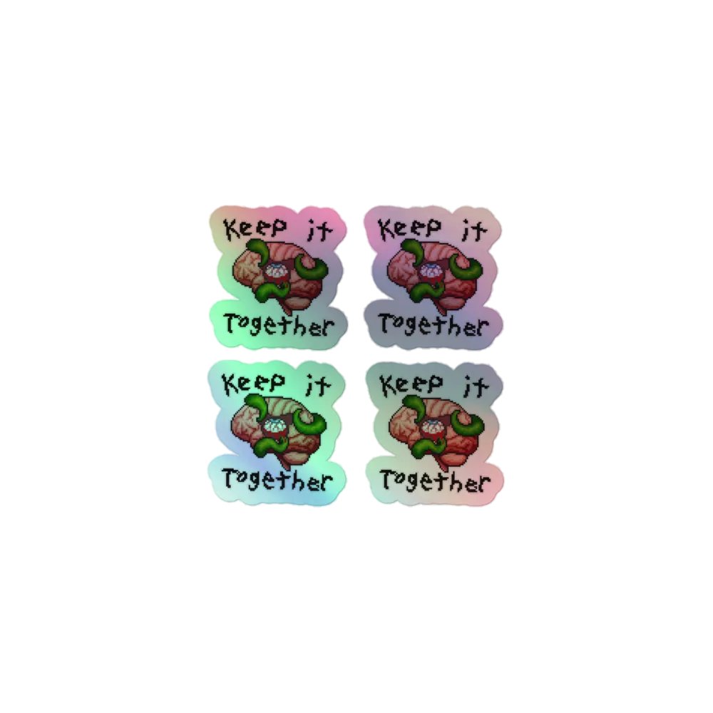 Keep It Together Holographic Sticker Sheet product image (1)