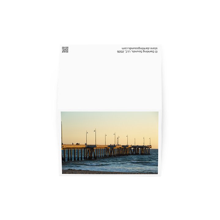Venice Beach Pier - Greeting Card product image (2)