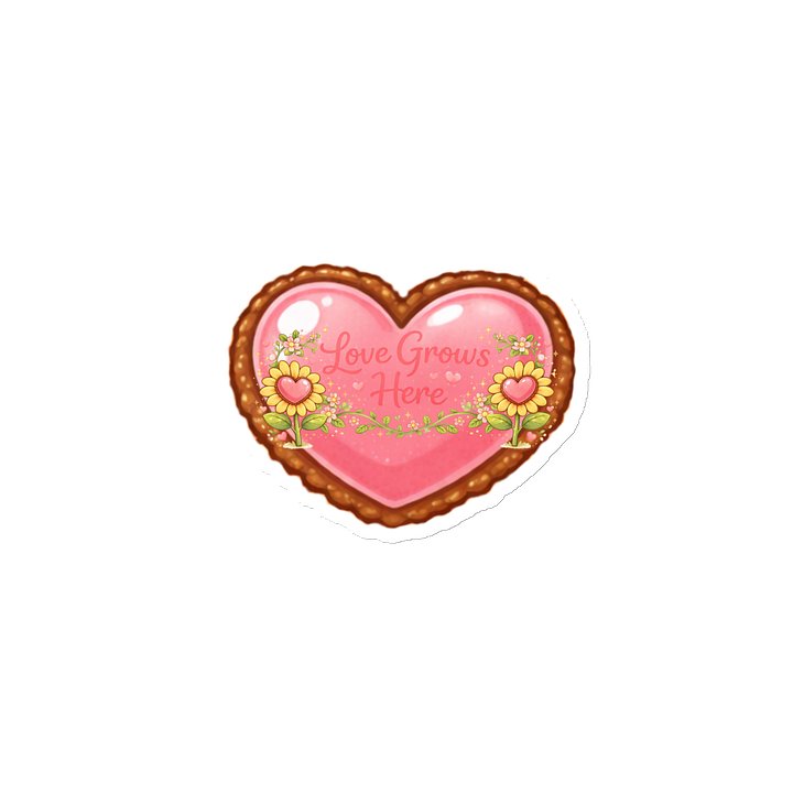 Love Grows Here Die-Cut Magnet product image (2)