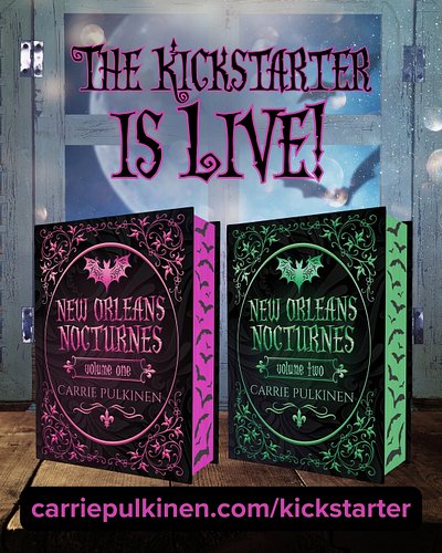 The New Orleans Nocturnes Kickstarter is NOW LIVE!!! 🥳 🥳

Hop on over to the campaign and pledge for your favorite format now...