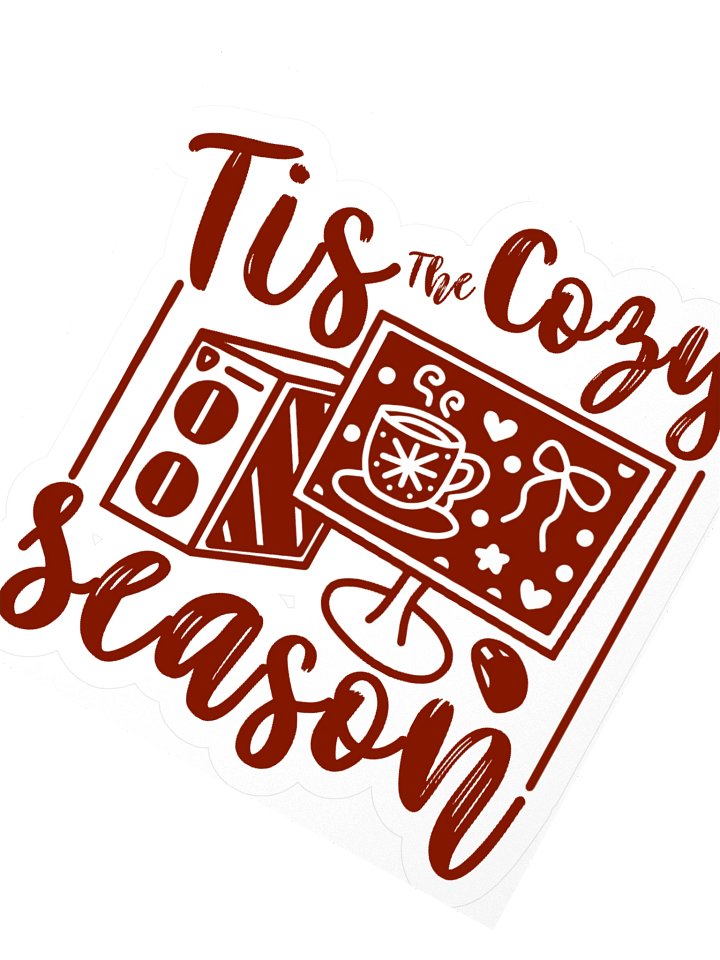 Tis The Season Red Sticker product image (2)