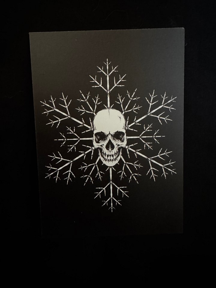 Happy Mail - ‘Skull Flake’ postcard product image (2)