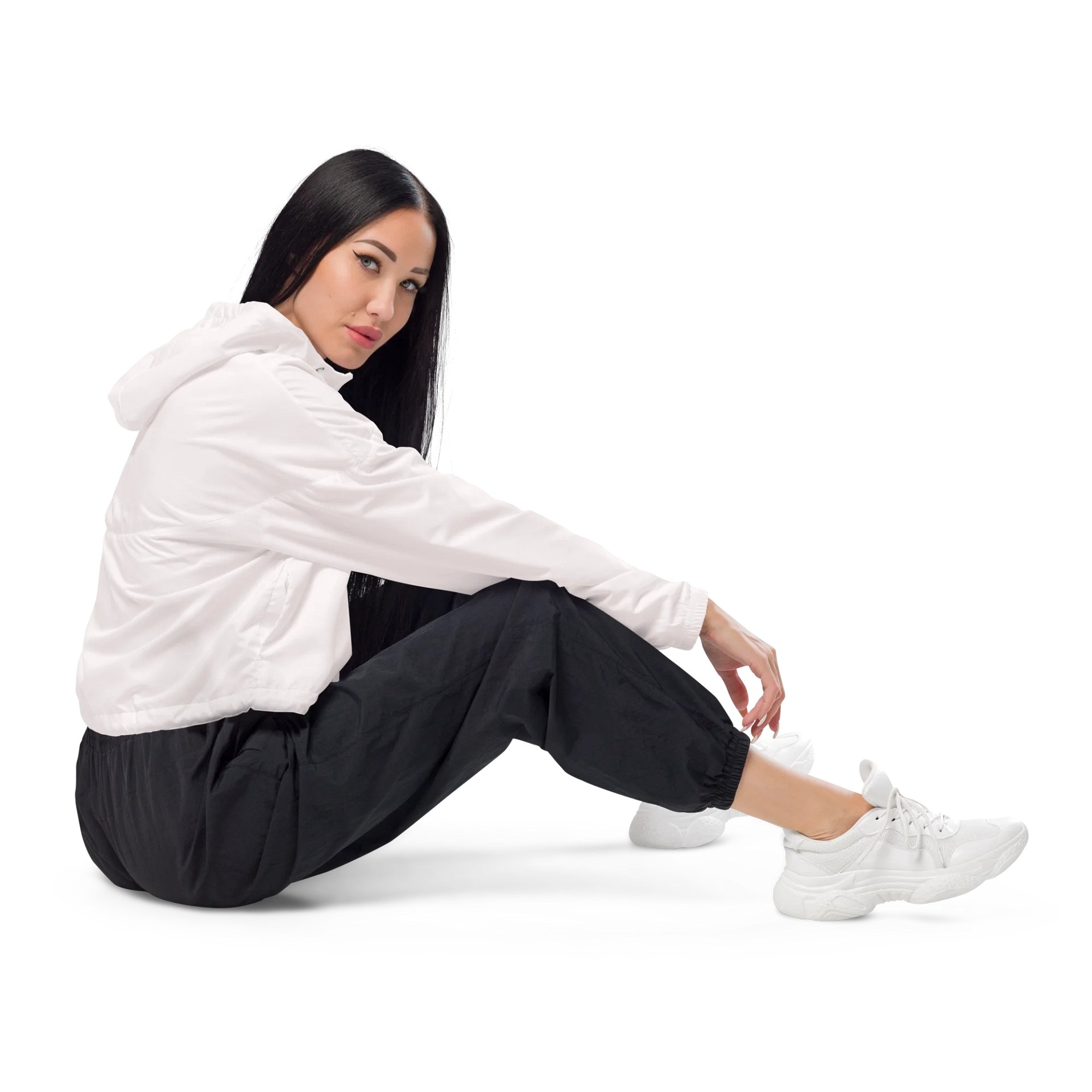 Women's Cropped Windbreaker WCFB0103 product image (3)