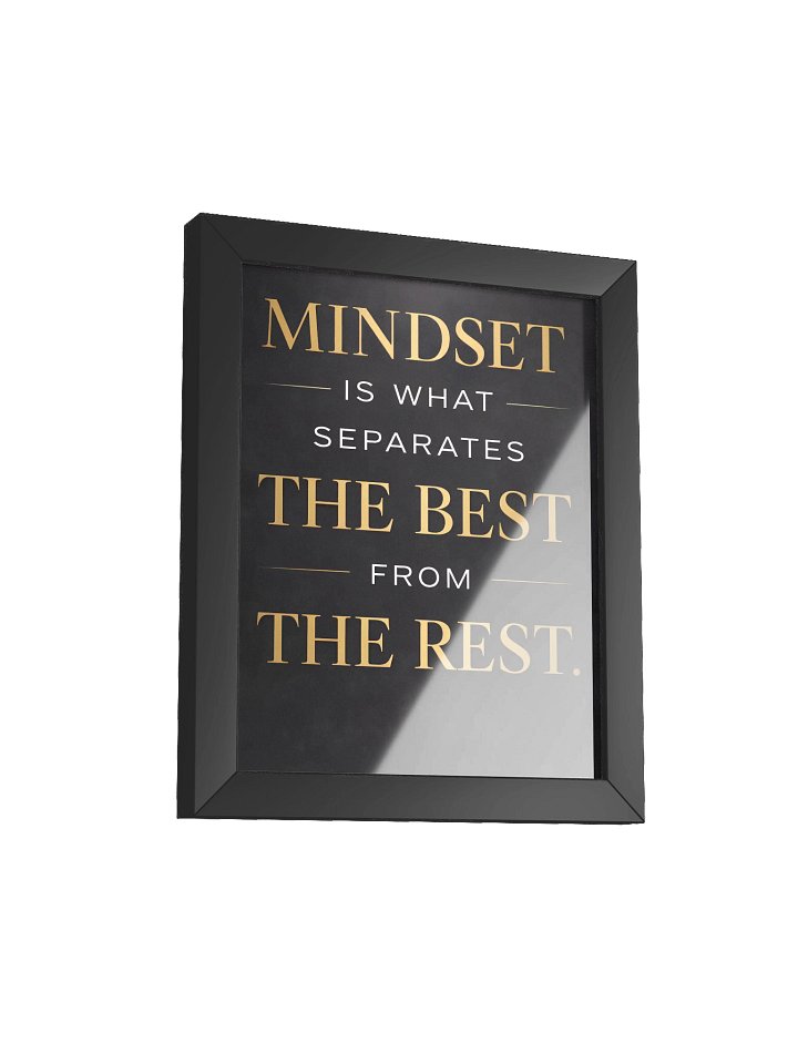 Mindset Defines Greatness – Premium Motivational Wall Art product image (23)