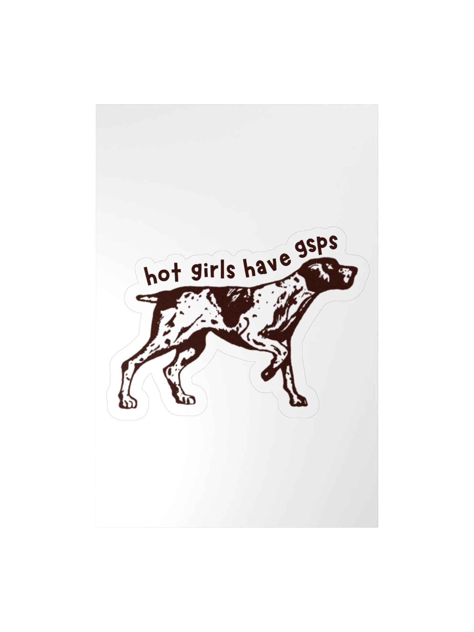 Hot Girls Have GSPs Decal product image (1)