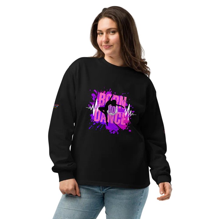 Born to Dance Her Silhouette Unisex Long Sleeve Shirt product image (2)