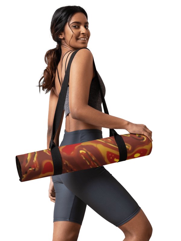 Japanese Fiery Abstract Yoga Mat product image (3)