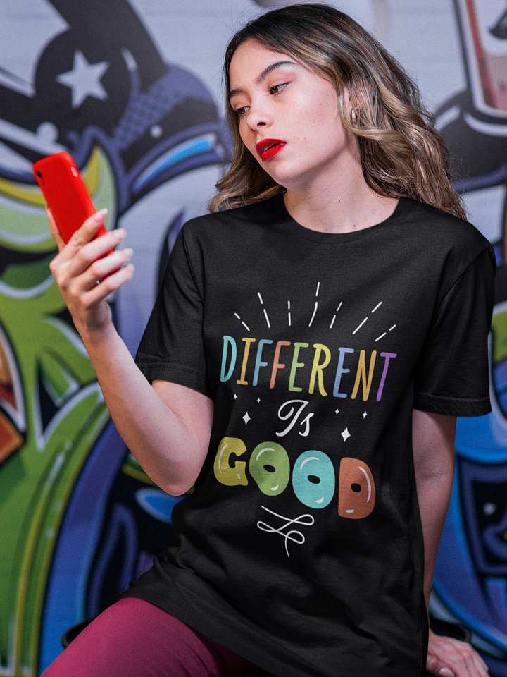Different Is Good – Embracing Uniqueness Unisex T-Shirt product image (2)