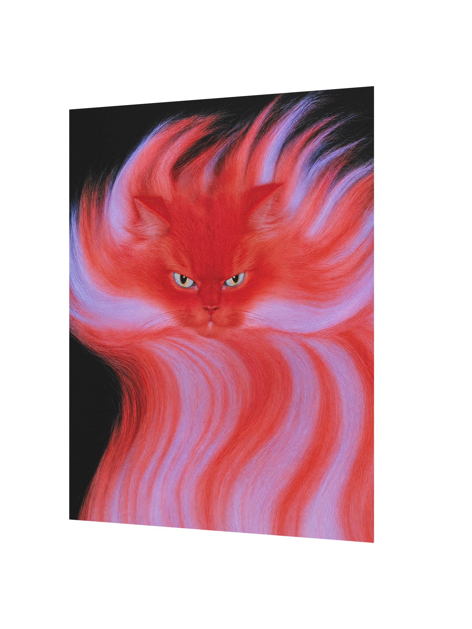 Aura Cat 001 Matte Paper Poster product image (2)