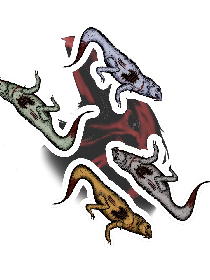 The Rotting Reptile Stickers product image (1)