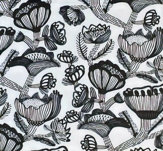 Heat Bag and Cold Pack - Monochrome Flowers product image (2)