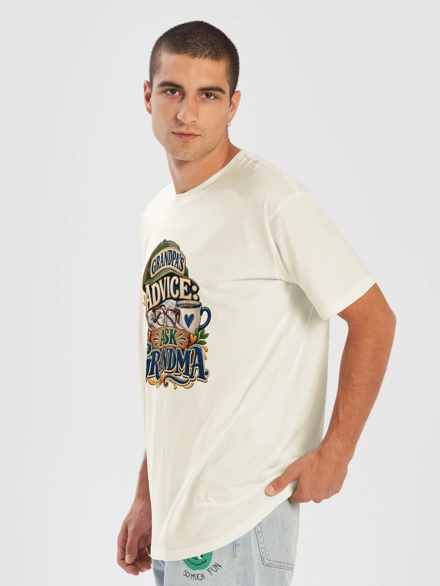 Grandpa's Advice Ask Grandma Funny Grandpa T-Shirt product image (7)