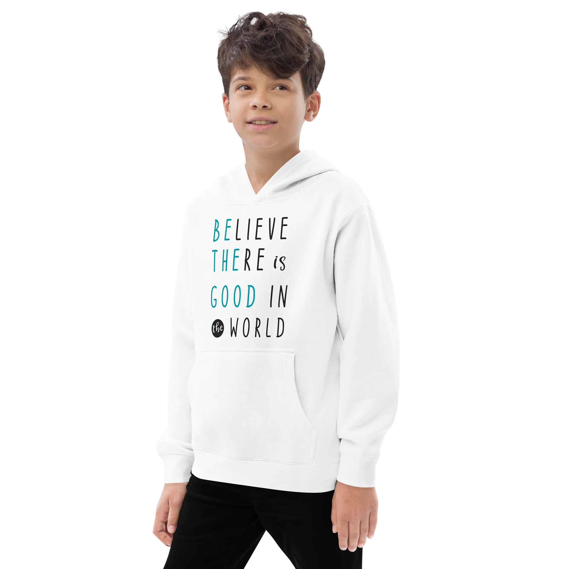 Believe There Is Good in the World Youth Pullover Fleece product image (3)