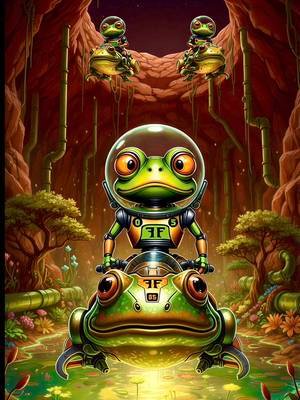 Bog the Fusion Drive Frog: Mini Music Video #cartoon #animation #musicvideo #scifi #frog