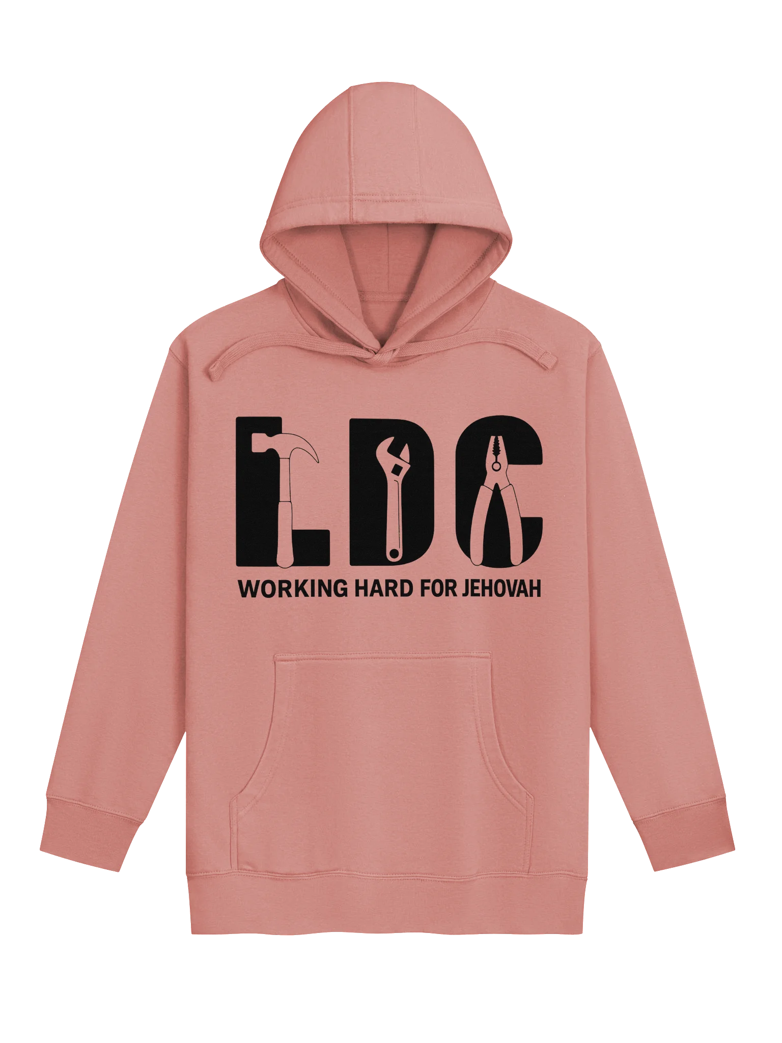 LDC Volunteer “Working Hard for Jehovah” Unisex Hoodie product image (17)