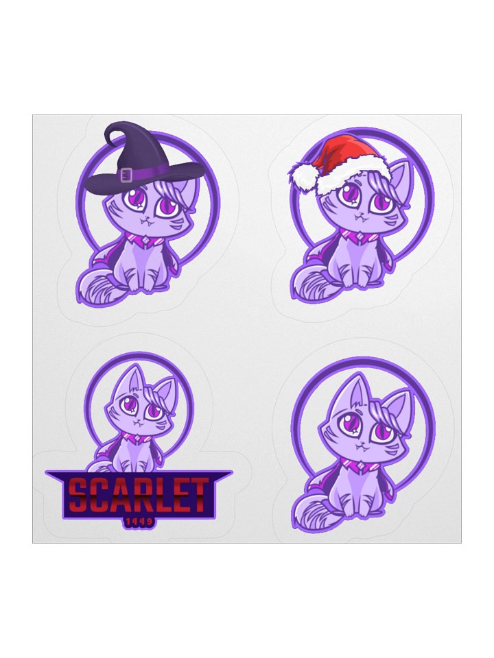 Scarlet1449 Mixed Kiss Cut Stickers product image (1)