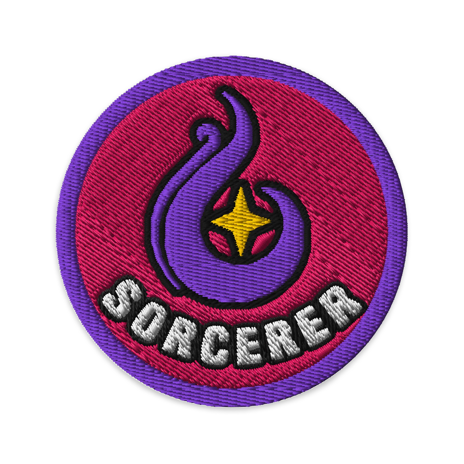 Battle Baubles Sorcerer Class Embroidered Patch product image (1)