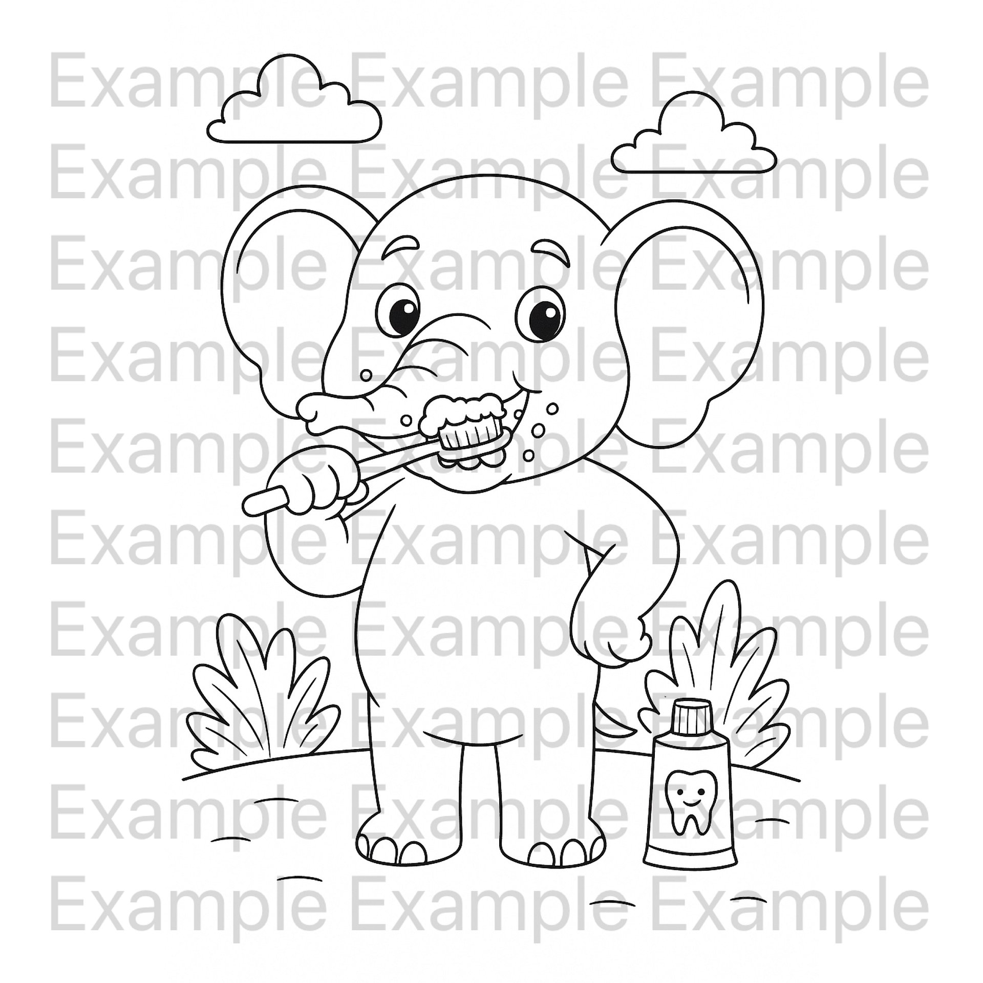 Animal Friends Coloring Pages product image (5)