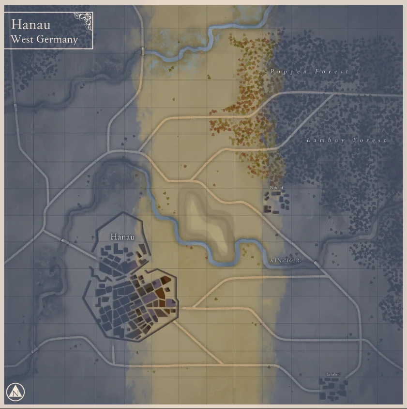 Hanau battle map. product image (2)