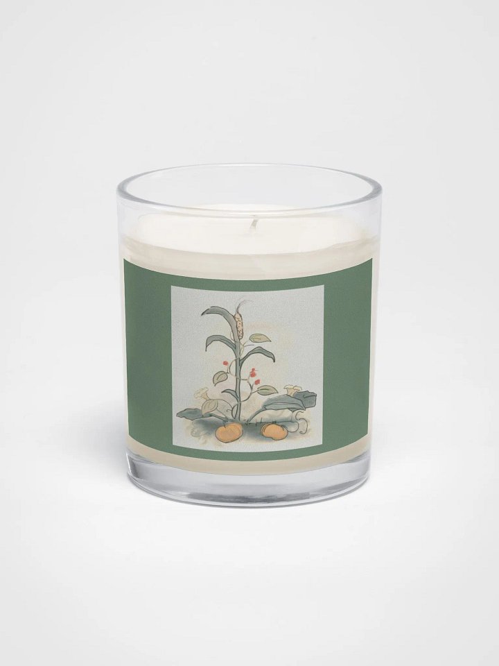 Harvest Spice Soy Candle in Clear Glass Jar product image (1)