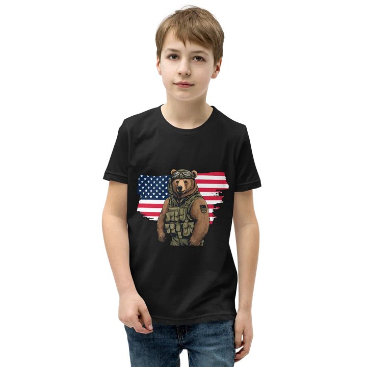 Patriotic Bear Youth T-Shirt product image (1)