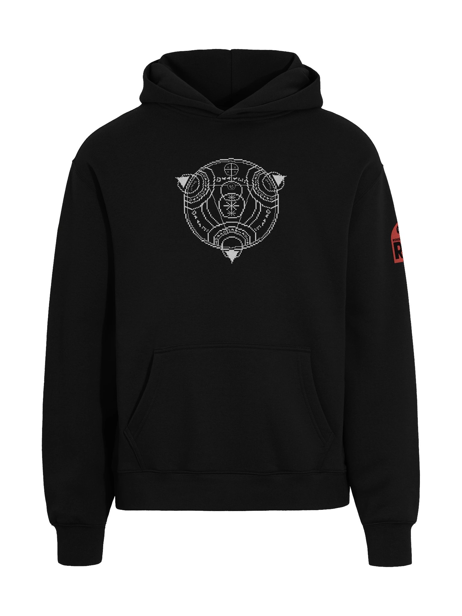 Vertigo Radio Live Logo Only Hoodie: Pixel Edition product image (9)